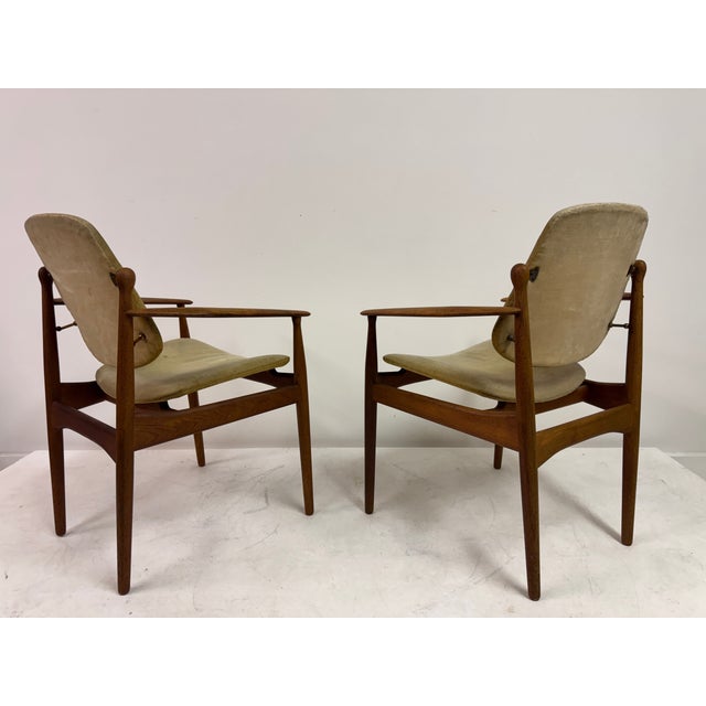 Arne Vodder Danish Dining Chairs by Arne Vodder for France and Daverkosen, 1960s, Set of 6 For Sale - Image 4 of 18
