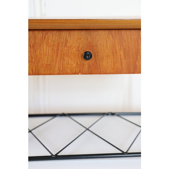 Scandinavian String Wall-Mounted Bedside Tables, 1960, Set of 2 For Sale - Image 6 of 18