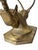 Hollywood Regency 1970s Bronze and Zinc Antelope Consle Table Base For Sale - Image 3 of 8