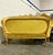 Mustard French Tufted Mustard Sofa – Victorian Scene Upholstery, Gold Leaf For Sale - Image 8 of 8