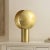 Modern Frey 15" Table Lamp in Brass For Sale - Image 3 of 3