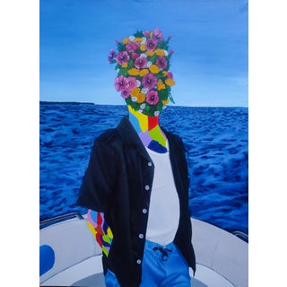 Not Only a Trip, but a True Journey , Painting by Madoti Oluwadamilare (2022) Acrylic on Canvas For Sale