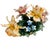Capodimonte Mid 20th Century Capodimonte Oblong Flower Basket Topiary For Sale - Image 4 of 12