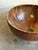 Brown Large Brown Drip Glaze Ceramic Bowl 1960s Mid-Century Modern For Sale - Image 8 of 10