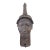 Large Vintage Benin Bronze Head of a King Oba Nigeria African 21.5" H For Sale