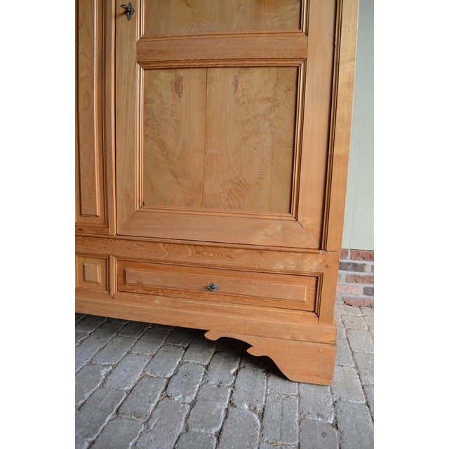 Wood Large Antique Ash Cabinet For Sale - Image 7 of 11