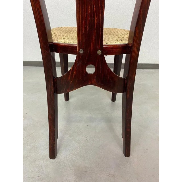 Secession Dining Room Chair by Otto Prutscher for Thonet, 1890s For Sale - Image 8 of 14