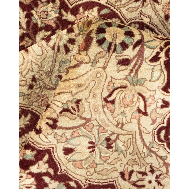 Textile Mogul, One-of-a-Kind Hand-Knotted Area Rug in Ivory, 4' 8" x 7' 2" For Sale - Image 7 of 8