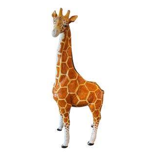 1970s Italian Terracotta Giraffe For Sale