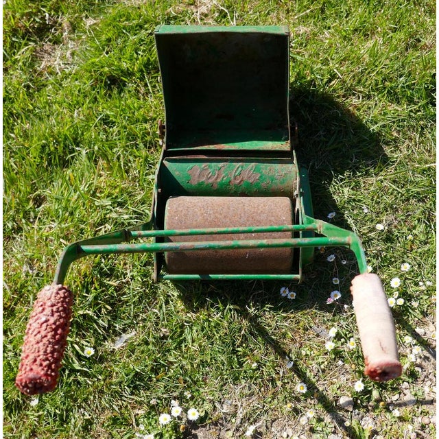 Miniature Toy Garden Lawnmower from Webb, 1950s For Sale - Image 6 of 7