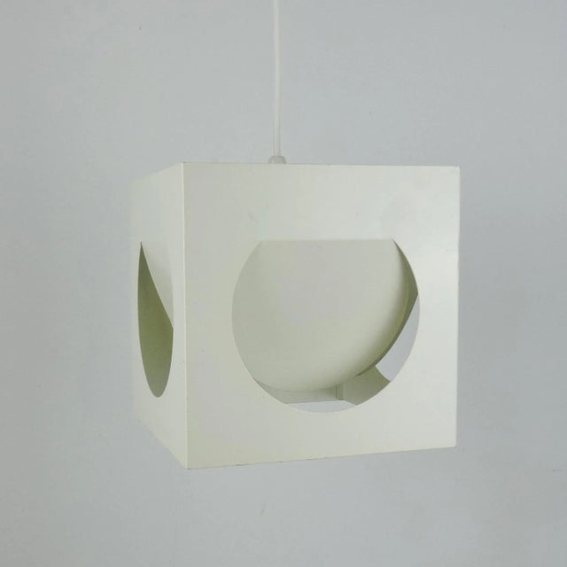 1960s Mid-Century Finnish Geometric Pendant Lamp by Shogo Suzuki for Stockmann-Orno, 1960s For Sale - Image 5 of 9