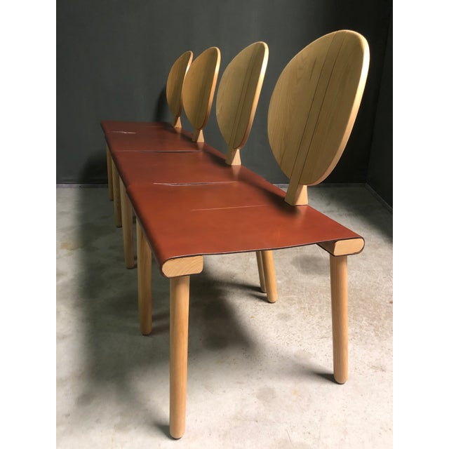Vintage Chairs by Gigi Sabadin for Crassevig, 1980, Set of 4 For Sale - Image 16 of 16