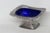 English William Adams English Cobalt Blue Liner Silver Plate Salt Cellar Dish 4608b For Sale - Image 3 of 11