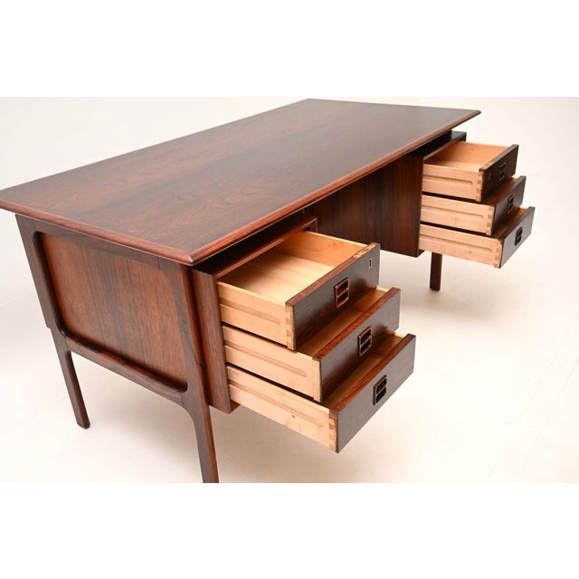1960s Danish Vintage Desk by Arne Vodder for Brouer Møbelfabrik, 1960 For Sale - Image 5 of 11