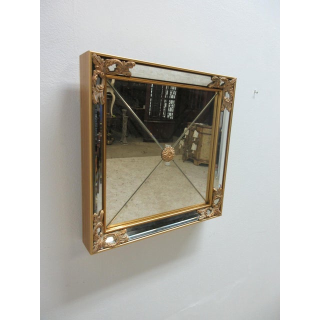 Biedermeier 1980s Labarge Gold Gilt Venetian French Mirror Italian Neo Classical Biedermeier For Sale - Image 3 of 9