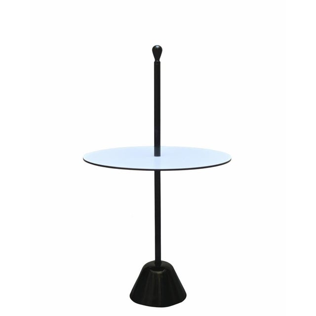Black Servomuto Side Table by Achille & Pier Giacomo Castiglioni for Zanotta, Italy, 1970s For Sale - Image 8 of 8