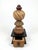 A one-of-a-kind decorative finial, expertly hand-carved from solid wood in the classic early 20th-century revival style...