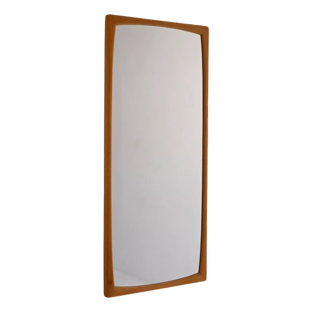 Swedish Sylvia Wall Mirror in Oak from Froseke, 1960s For Sale