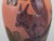 Vase with Squirrel Glazing in Orange and Green Tones from Ipsens Denmark, 1920s For Sale - Image 3 of 7