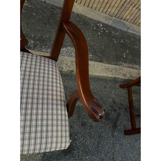 Late 20th Century Knob Creek Ethan Allen Chippendale Style Mahogany Dining Chairs- Set of 6 For Sale - Image 10 of 10