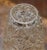 Glass Vintage French Cut Glass Vase With Etched Floral Motifs For Sale - Image 7 of 8