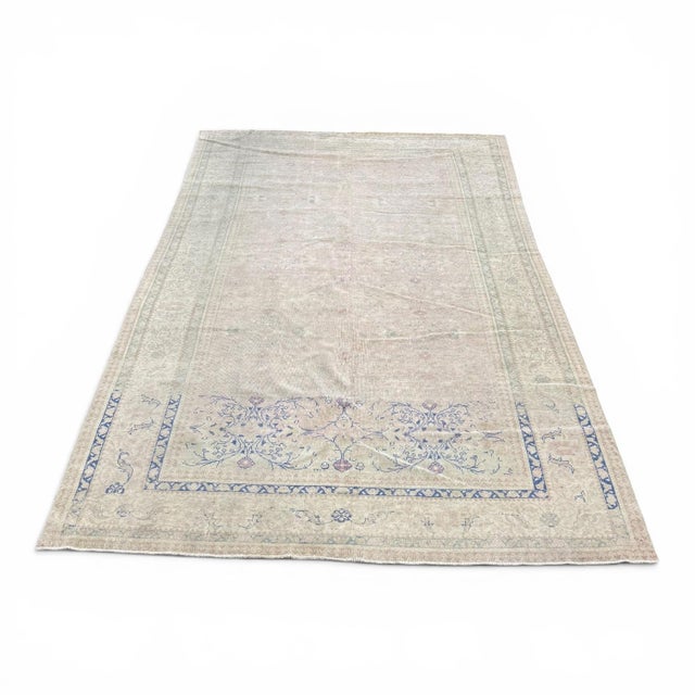 Traditional Vintage Sivas Rug | Antique Washed | 6x10 For Sale - Image 3 of 5