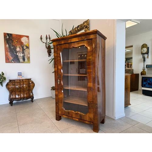 Antique Late Biedermeier Display Cabinet For Sale - Image 6 of 18