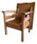 Early 1900s Antique Mission Oak Convertible Table Chair For Sale