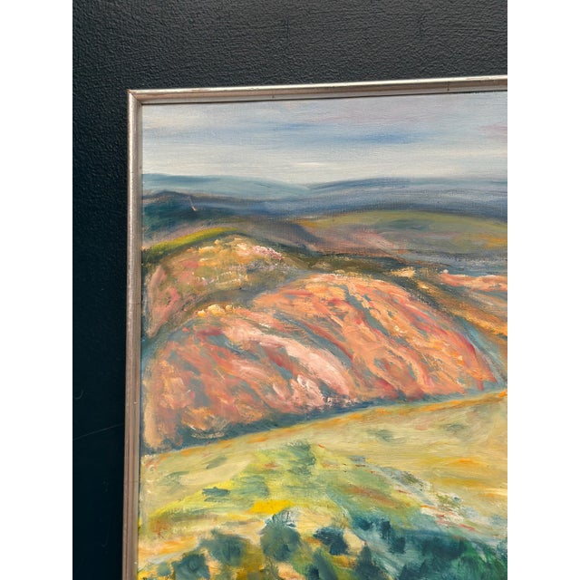 Lalla Blecher, Landscape, 1994, Oil on Canvas, Framed For Sale - Image 14 of 18