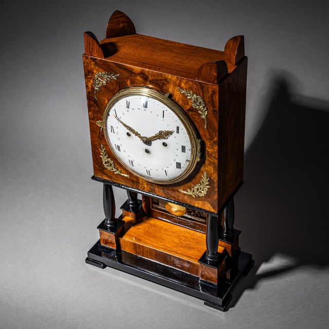 Traditional Antique Bracket Clock, Vienna, 1820 For Sale - Image 3 of 7