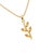Bring a touch of warm sunshine into your day with this golden leaf branch pendant. Adorned with glowing natural Citrine...