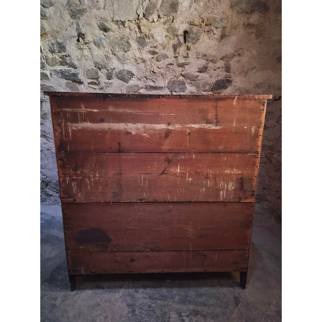 Antique French PaintedPoplar and Pine Shop Chest of Drawers, 1850s For Sale - Image 11 of 18