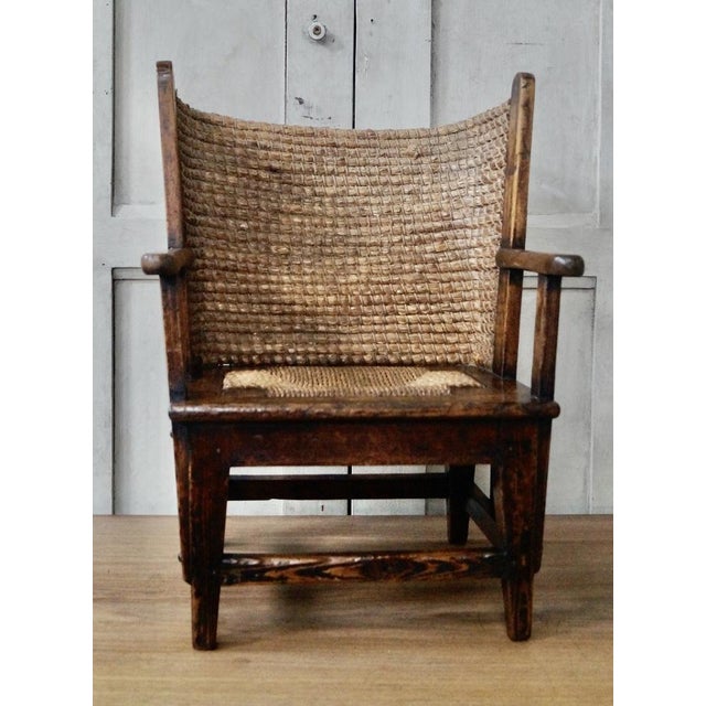 Scottish Childs Orkney Chair, 1880s For Sale - Image 4 of 10