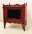 Wood Asian Antique Red Carved Wood Cabinet For Sale - Image 7 of 7
