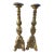 1980s Golden Altar Style Candle Holders - a Pair For Sale