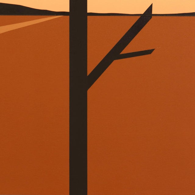 2020s The Way Home - Minimalist Scenic Warm Earth Tones Landscape Original Artwork by Mike Gough For Sale - Image 5 of 9