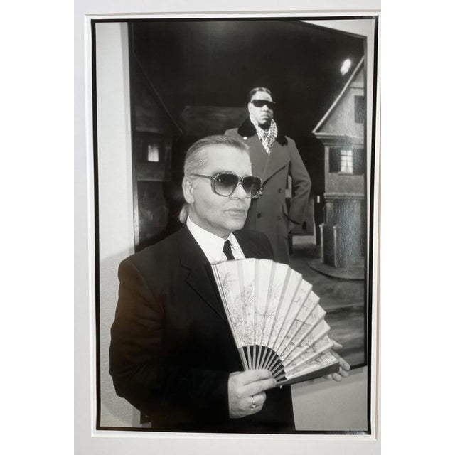 Karl Lagerfeld, Portrait, Photograph For Sale - Image 4 of 4
