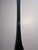 Hollywood Regency Vintage Post-Modern Solid Black Glass Eiffel Tower Stretch Vase – For Sale - Image 4 of 12