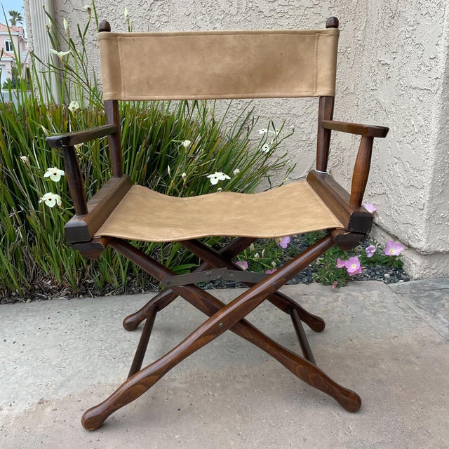 1960s Folding Directors Camp Chair by Gold Medal Co Racine Wi Chairish