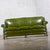 1940-1950Äôs Traditional Green Naugahyde Faux Leather Lawson Club Style Sofa W/Rolled Arms For Sale - Image 4 of 12