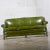 1940-1950s Traditional Green Naugahyde Faux Leather Lawson Club Style Sofa W/Rolled Arms For Sale - Image 4 of 12