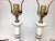 1950s Candle Stick Federal Style Blue Gold Star Porcelain Lamps - a Pair For Sale In New York - Image 6 of 7