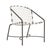 Brown Jordan Kantan Aluminum Vinyl Arm Chair, Mica frame with White Lite fabric For Sale - Image 12 of 12