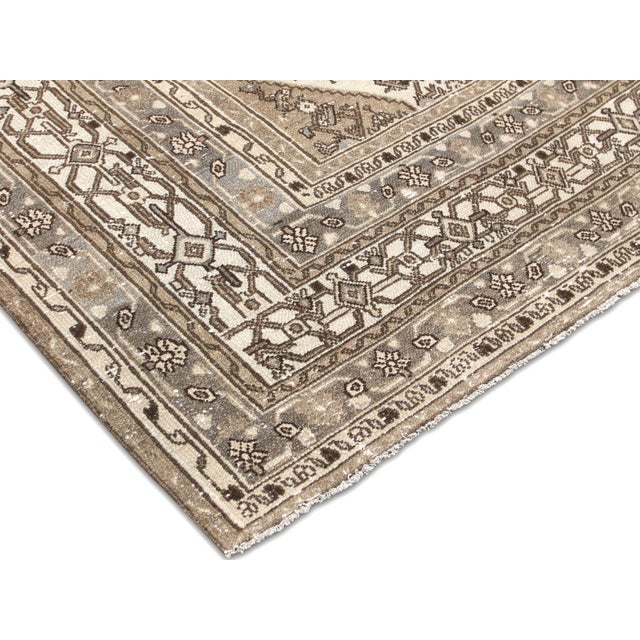 Transitional 1960s Persian Hamadan Rug For Sale - Image 3 of 6