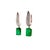 Diamond Emerald Earrings 4.74 TCW 14 Karat White Gold Certified For Sale In New York - Image 6 of 12
