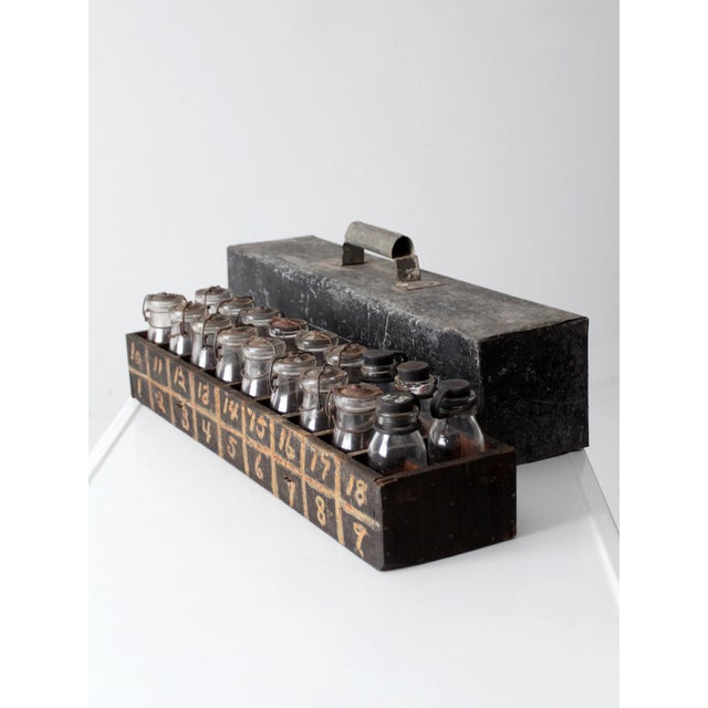 Antique Dairy Milk Testing Bottle Kit For Sale - Image 6 of 18