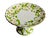 1960s Mottahedeh Ceramic Daisy Pedestal Cake Stand For Sale - Image 9 of 15