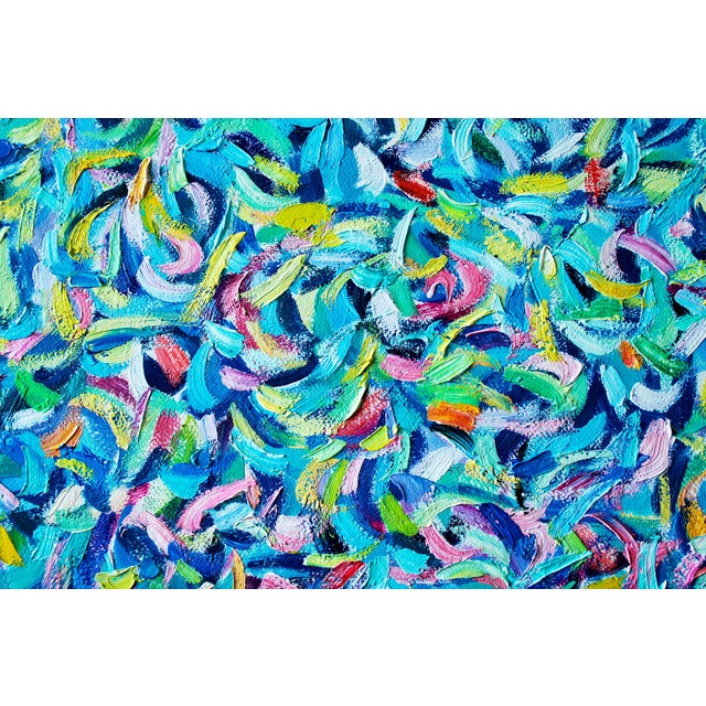 Artist Andrei Sitsko "The Garden Xv" Modern Original Painting For Sale - Image 4 of 11