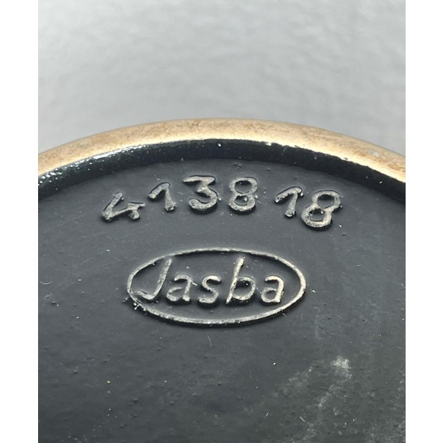 Mid-Century Modern West German Pottery Punch Bowl and Cups from Jasba, 1960s, Set of 7 For Sale - Image 18 of 18