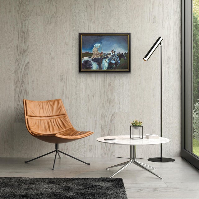 Elin Sian Blake, The Hosts of Rebecca after Alexander Cordell, 21st Century, Oil on Canvas For Sale - Image 12 of 18